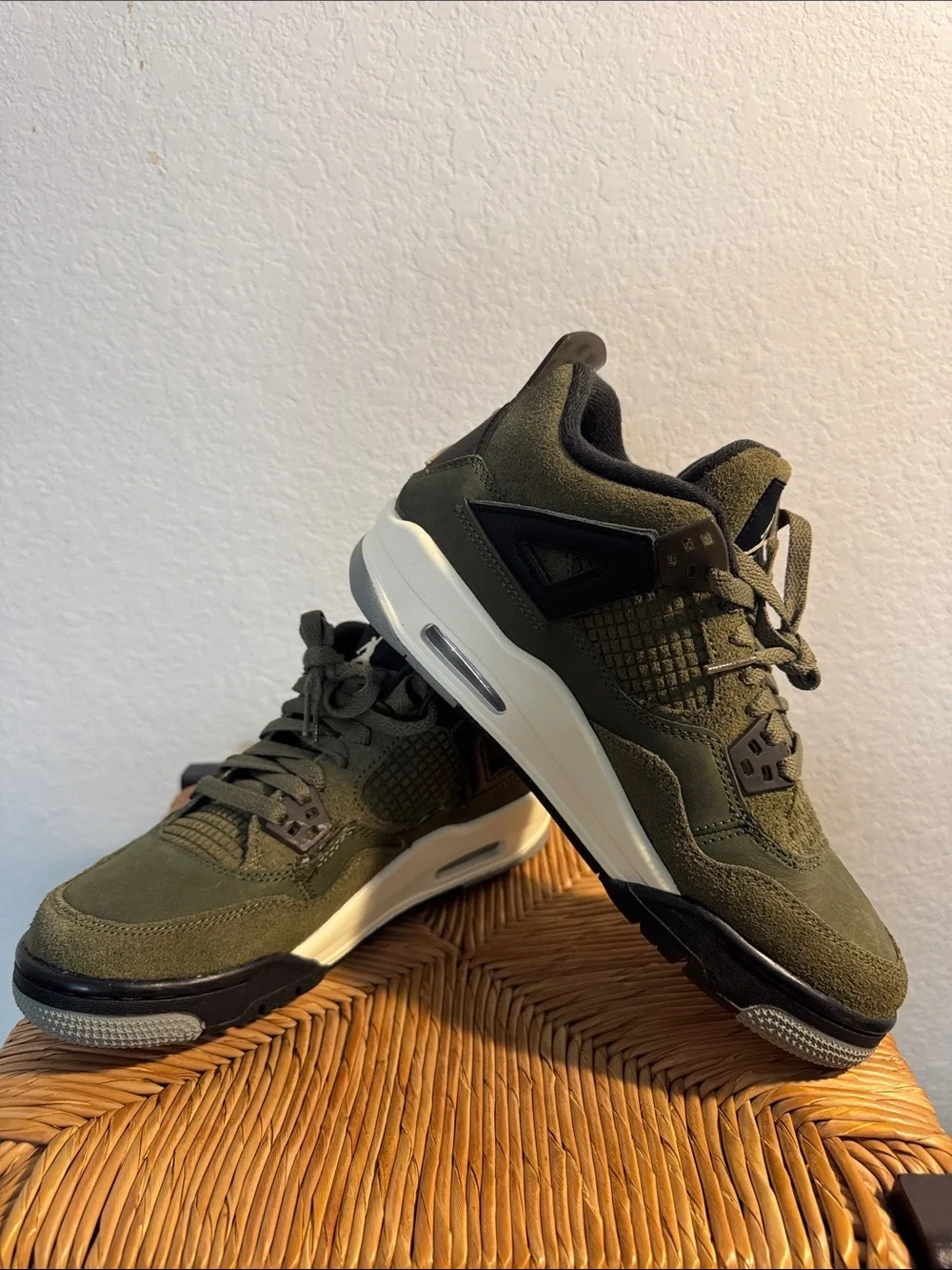 Jordan Men’s Sneakers in Olive Green and Black Accents